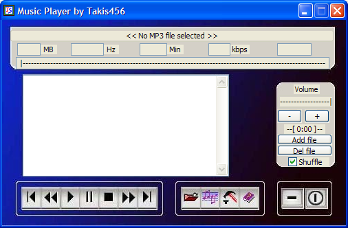 Music player step 1